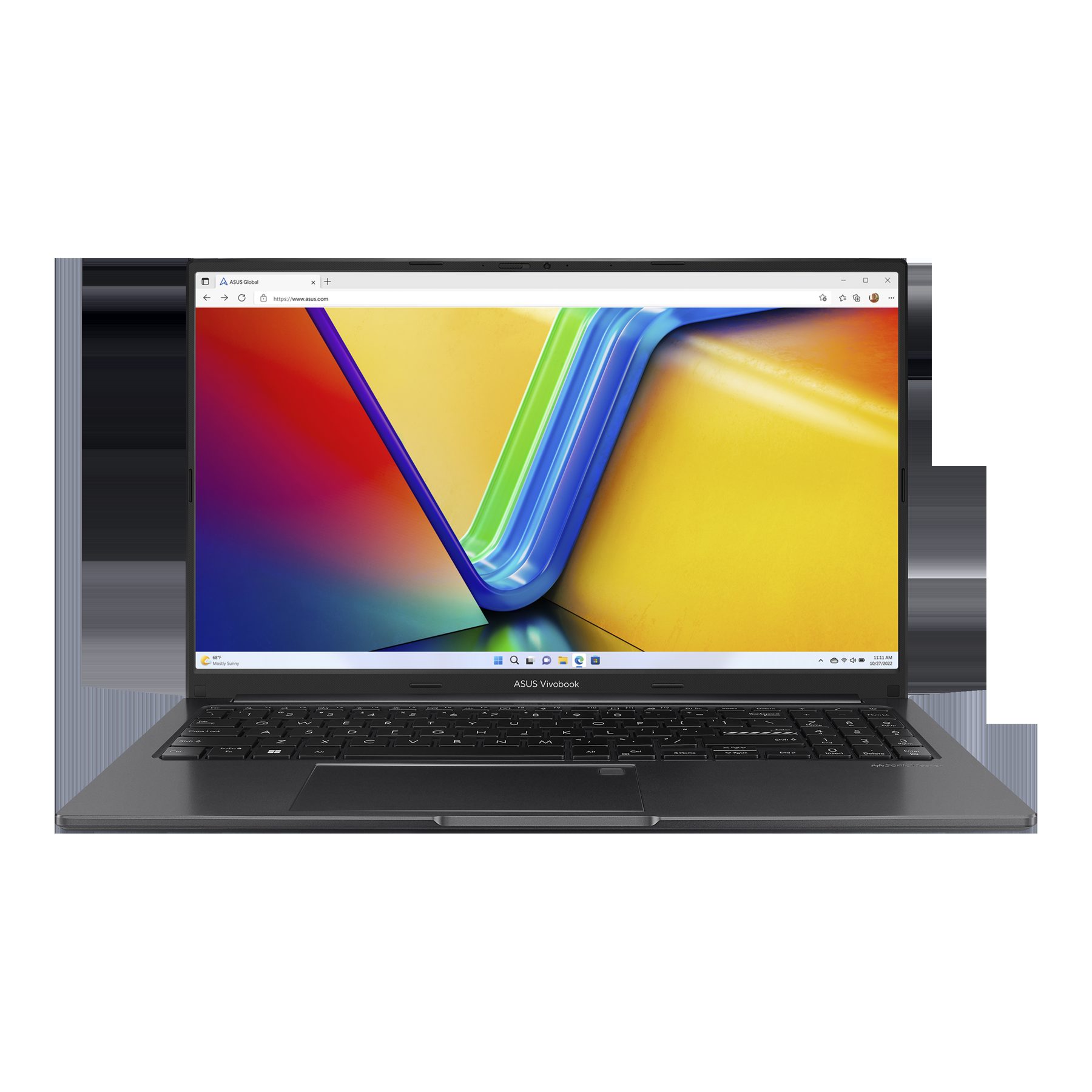 Nuovo notebook ASUS VivoBook nero consegnato al cliente di Bicocca dopo la migrazione dati dal vecchio HP